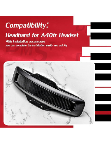 Banda de Reemplazo DIMOST para Auriculares Astro A40 TR Terciopelo