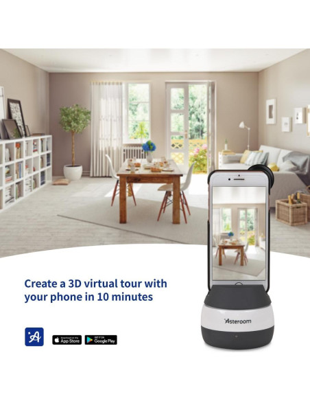 Kit de Tour Virtual 3D Asteroom con Trípode y Cámara 360 Kit de Tour Virtual 3D Asteroom con Trípode y Cámara 360