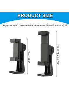 Soporte para Teléfono PATIKIL con Tornillo de 1/4" Ajustable 2