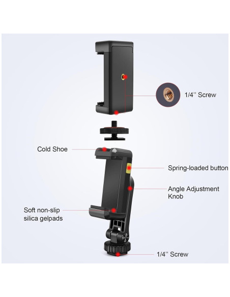 Adaptador de Montaje para Trípode Mechrig YD032 Universal 360