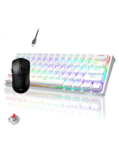 Kit Gaming AULA SC580: Ratón Inalámbrico 10000 DPI + Teclado Mecánico RGB 29 Teclas