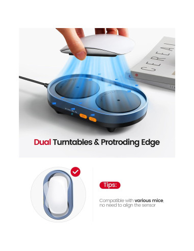 Mouse Mover Doble Giratorio Vaydeer FM2041 Indetectable