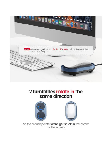 Mouse Mover Doble Giratorio Vaydeer FM2041 Indetectable