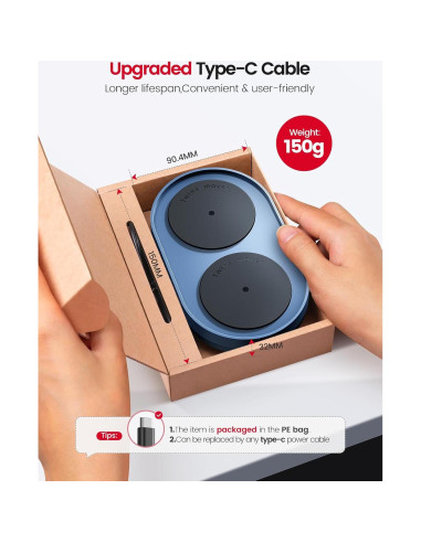 Mouse Mover Doble Giratorio Vaydeer FM2041 Indetectable