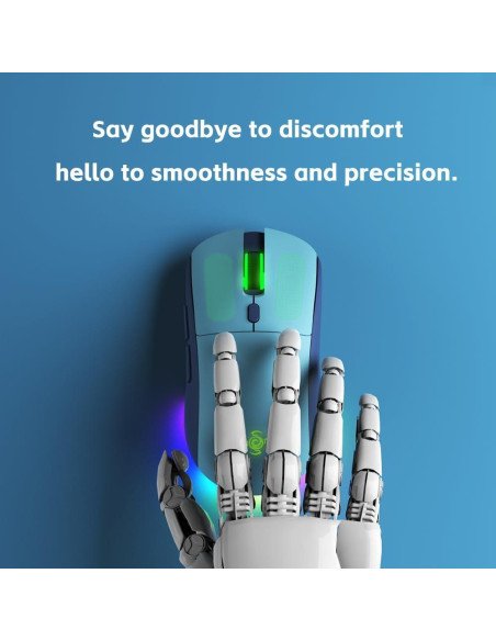 Ratón Gaming Inalámbrico LORERAN RGB 4800DPI Ergonómico