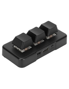 Teclado Numérico Programable Yunseity 3 Teclas RGB Ergonómico