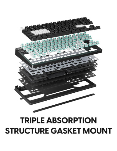 Teclado Mecánico Pulsar XBOARD QS TKL RGB Intercambiable