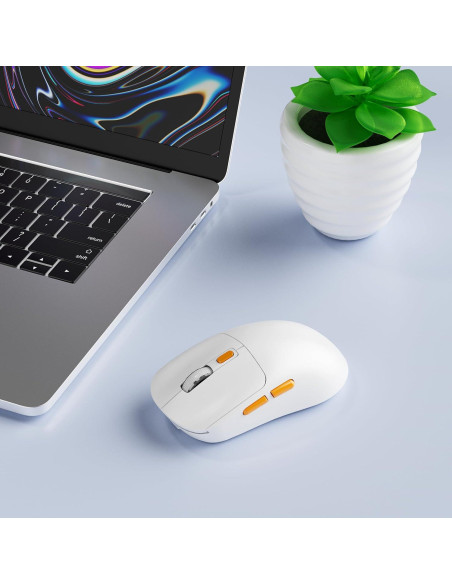 Ratón Inalámbrico Uiosmuph G01 Recargable USB C Ergonómico