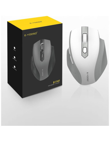 Ratón Inalámbrico E-YOOSO 4000 DPI Ergonómico 6 Botones