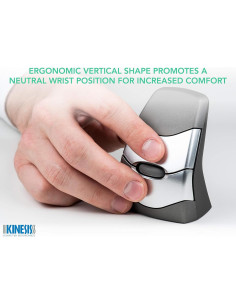 Ratón Vertical Ergonómico Kinesis DXT2 Inalámbrico RF 2