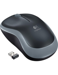 Ratón Inalámbrico Logitech M185 Negro Rojo - Compacto y Confiable 2