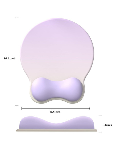 Alfombrilla de Ratón Ergonómica KEPUTAIER con Soporte para Muñeca
