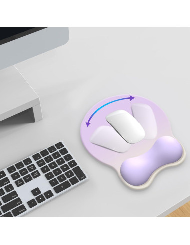 Alfombrilla de Ratón Ergonómica KEPUTAIER con Soporte para Muñeca