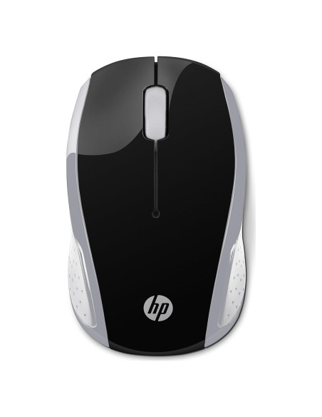 Mouse Inalámbrico HP 200 Negro Plata 1000 dpi Mouse Inalámbrico HP 200 Negro Plata 1000 dpi