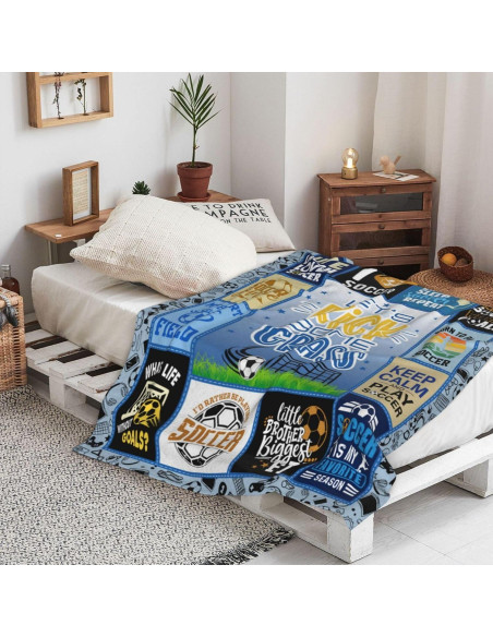 Manta de Fútbol para Niños Paihvcn 152.4x127cm Poliester