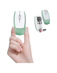 Ratón Inalámbrico Mini SHARE SUNSHINE Verde con Lector TF