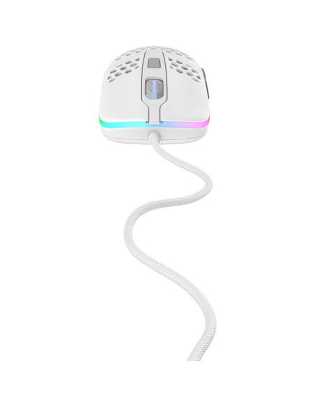 Ratón Gaming Xtrfy M42 RGB Ultra Ligero Blanco