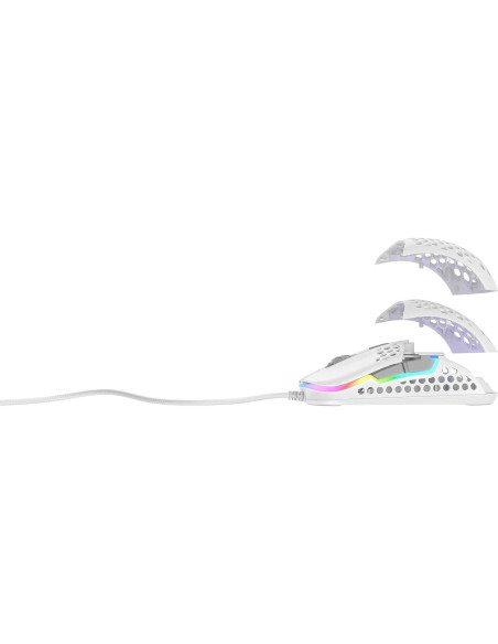 Ratón Gaming Xtrfy M42 RGB Ultra Ligero Blanco