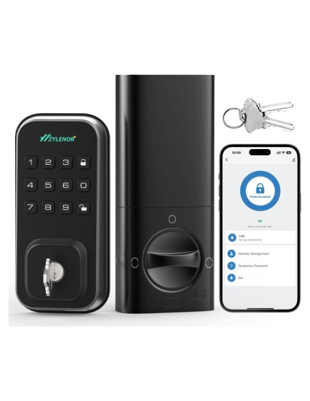 Cerradura Inteligente Zylenor con Teclado Digital y WiFi