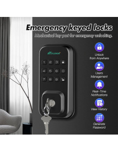 Cerradura Inteligente Zylenor con Teclado Digital y WiFi 2