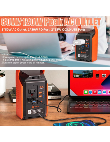 Generador Solar Portátil Takki S89 83Wh con Panel 21W