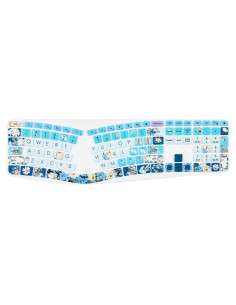 Cubierta de Teclado de Silicona WSLUCKO para Logitech Ergo K860