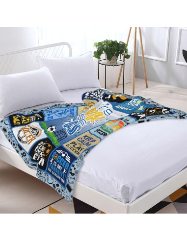 Manta de Fútbol para Niños Paihvcn 152.4x127cm Poliester