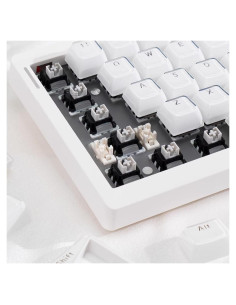 Keycaps MDA Mintcaps Cristal Blanco 136 Teclas para Teclados Mecánicos