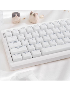 Keycaps MDA Mintcaps Cristal Blanco 136 Teclas para Teclados Mecánicos 2