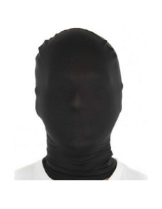 Máscara de Disfraz Unisex ZaneGear Lycra Negra Talla Única