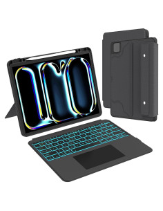 Funda con Teclado Desmontable HEAPAO para iPad Pro 13" M4 2024