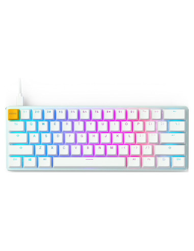 Teclado Mecánico Glorious GMMK Hielo Blanco Compacto