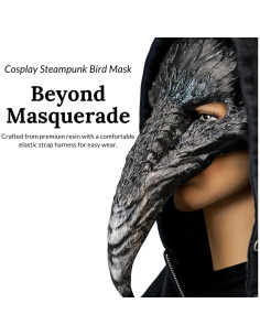 Máscara de Pájaro Doctor de la Plaga Beyond Masquerade - Unisex 2