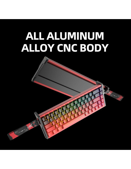 Teclado Mecánico IROK MG68PRO 68 Teclas Aluminio ARGB