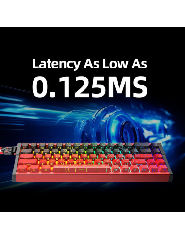 Teclado Mecánico IROK MG68PRO 68 Teclas Aluminio ARGB