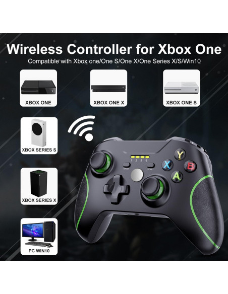 Controlador Inalámbrico Xbox One DZHI 800mAh Negro