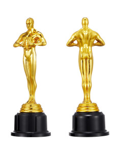 Trofeo de Oro 10 cm Jorpneost - Paquete de 4 Estatuas 2