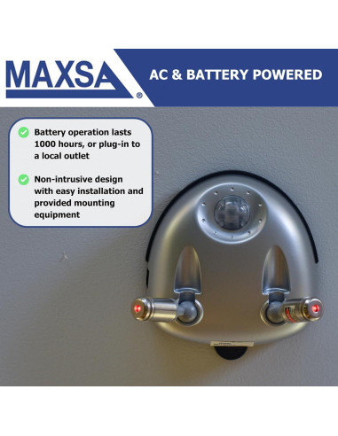 Guía de Estacionamiento Doble Láser Maxsa 37312 Plata