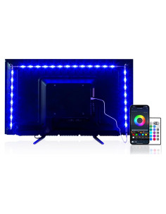 Luces de tira LED PANGTON VILLA 2.5m para TV 101-152cm