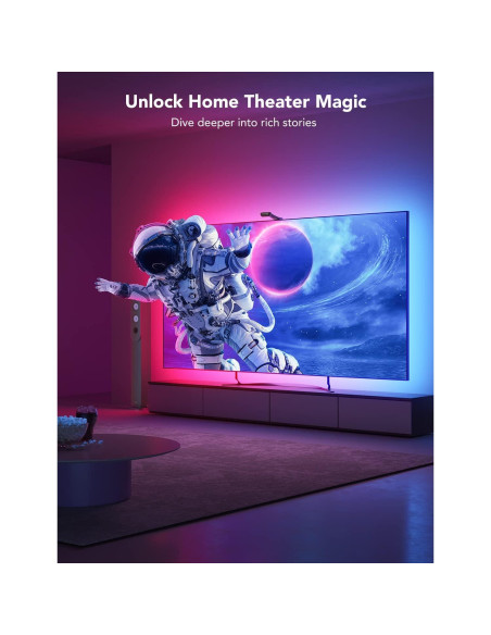 Govee T2 Luz LED de Fondo 3.6m para TV 140-165 cm RGBIC