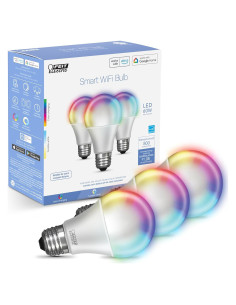 Bombillas Inteligentes Feit Electric RGBW 9W Paquete de 3