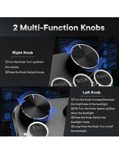 Teclado Mecánico Inalámbrico WOTIMILON WM87 Retro TKL RGB