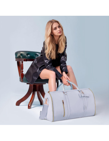 Bolsa Duffle de Ropa STHMEOOHT Azul 2 en 1 con Compartimentos