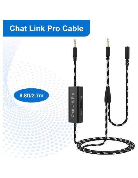 Cable Chat Link Pro Lusgawer 2.68m para Elgato HD60 PS4 PS5