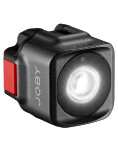 JOBY Beamo Luz LED Compacta para Smartphone y Cámara - 1500 Lúmenes, Carga Inalámbrica, Impermeable