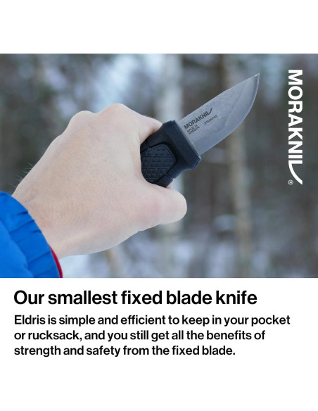Cuchillo Morakniv Eldris Pocket 2.2" Acero Inoxidable con Funda Cuchillo Morakniv Eldris Pocket 2.2" Acero Inoxidable con Funda