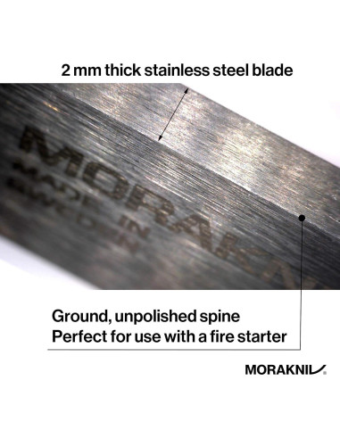Cuchillo Morakniv Eldris Pocket 2.2" Acero Inoxidable con Funda