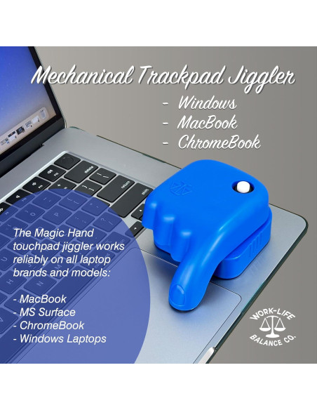 Jiggler de Touchpad Inalámbrico Magic Hand - Azul - 6 Meses Batería
