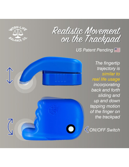 Jiggler de Touchpad Inalámbrico Magic Hand - Azul - 6 Meses Batería