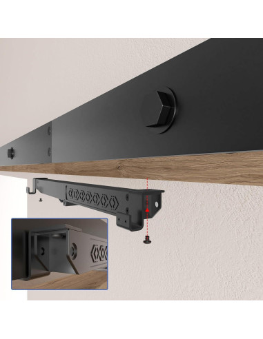 Mecanismo de Cierre Suave DonYoung 2PCS para Puerta de Granero